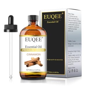 Pure Cinnamon Essential Oil 118ml for Diffuser & Aromatherapy